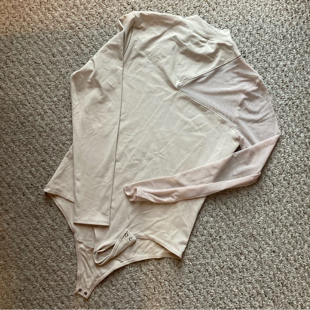 Abercrombie Mesh Arm Bodysuit